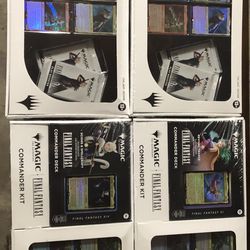 Magic the Gathering final fantasy commander kit set