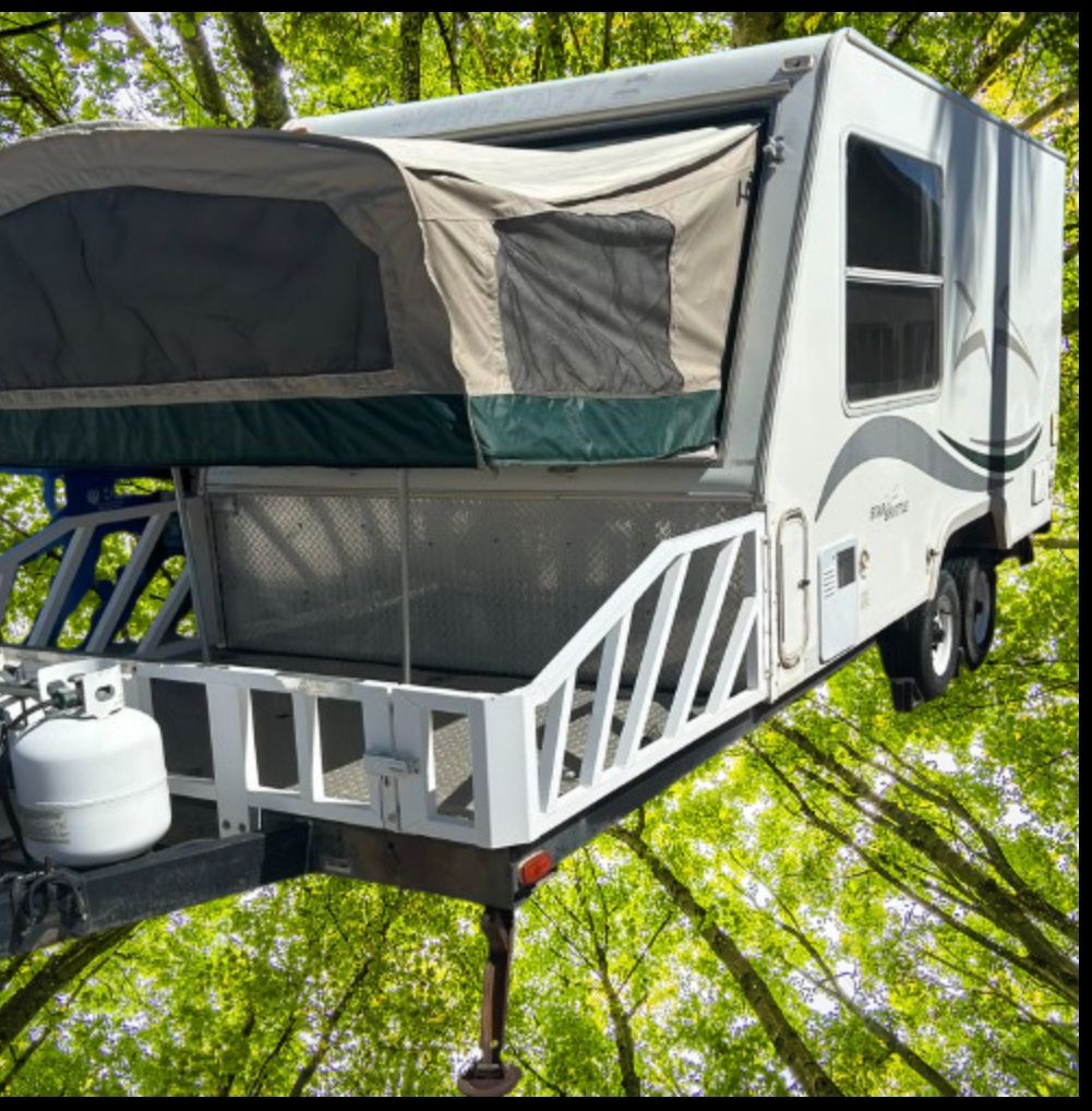 Rv Camper Pop Up Trailer Toy Hauler