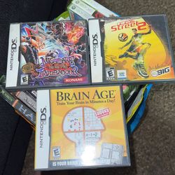 Nintendo Ds Lot 3 Games