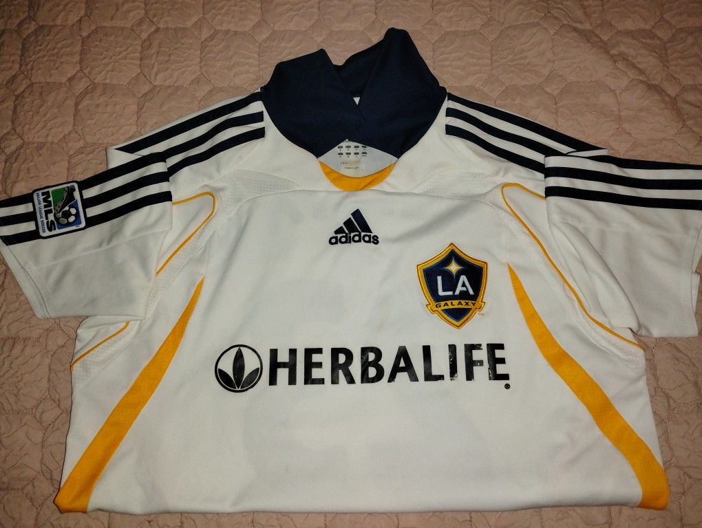 07-08 La Galaxy Home Jersey  David Beckham 