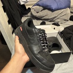 Black Supreme Air Forces 