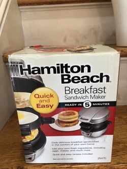 Hamilton Beach Breakfast Sandwich Maker Brand New