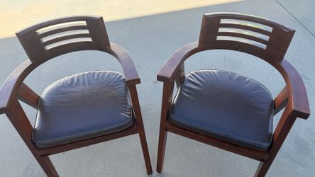 Mid Century Modern Mahogany chairs