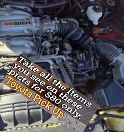 Toyota Pick Up Parts For 1989 To 1995  V6  3.0 EFI