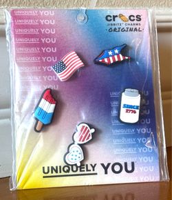 Crocs Jibbitz Charms 4th of July - Original