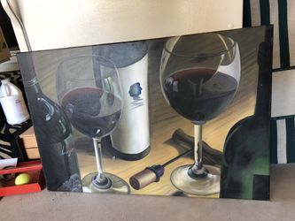 Wine glass art