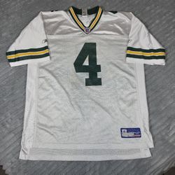 NFL REEBOK-GREEN BAY PACKERS-FAVRE #4 SZ XL MENS JERSEY White Green
Mens XL