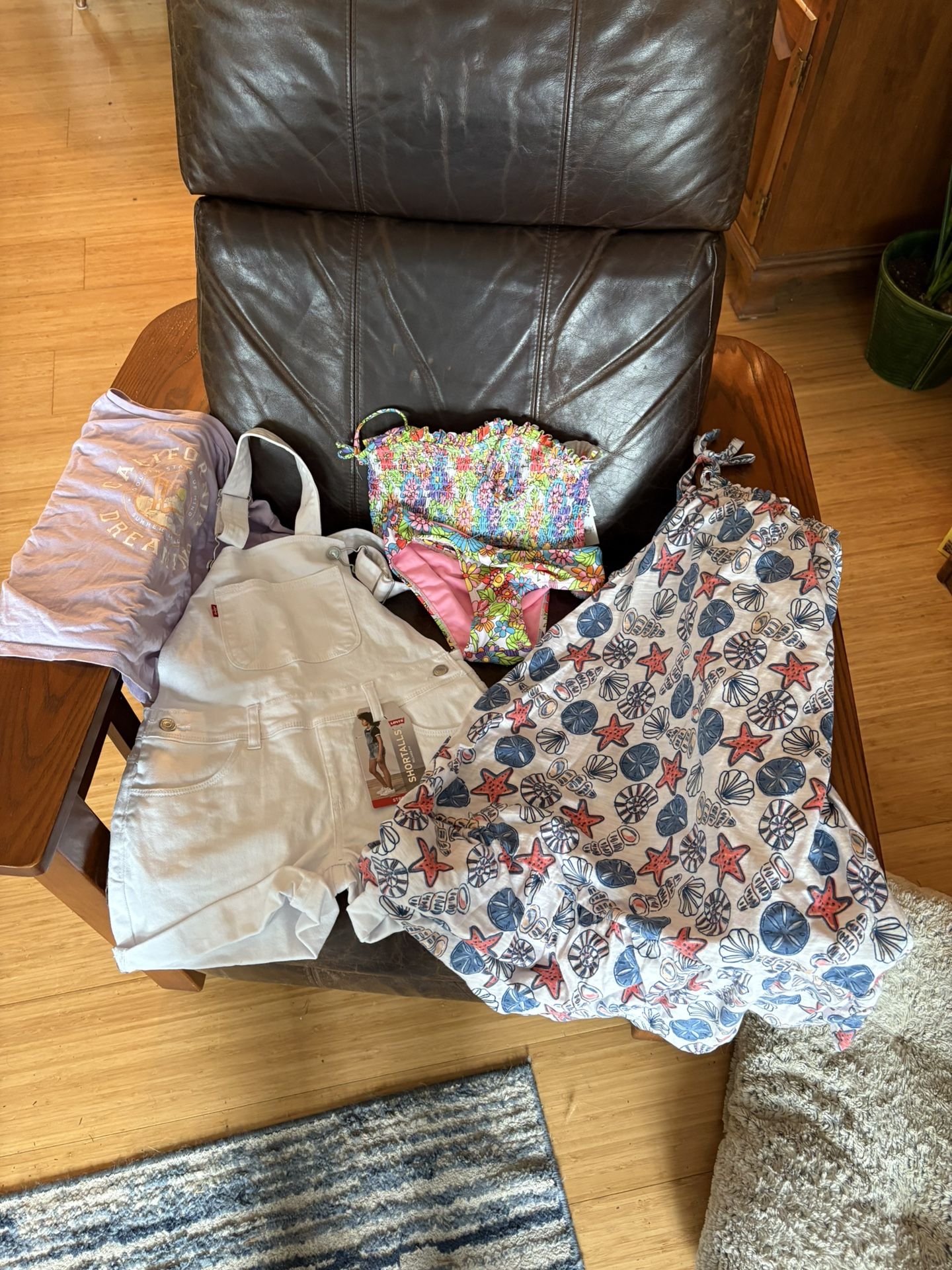 Girls Swimsuit And Dress 10-12
