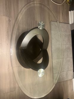 Modern Glass Top Coffee Table