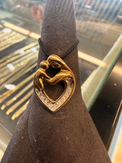 10KT Mom & Baby Pendant I-1830