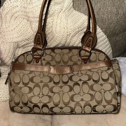 Coach Canvas Signature Bag
