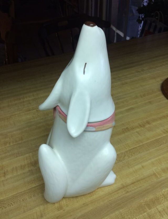 Coyote cookie jar