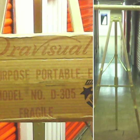 Oravisual dual purpose easel.