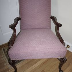 Pink Arm Chair