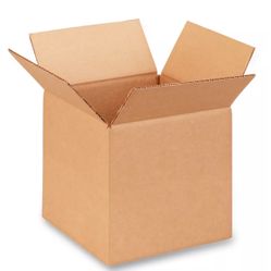 8"X8"X8" Corrugated Brown Shipping Boxes ( 144 Pack)