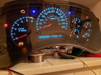 2003-2007 chevy/GMC classic manual trans cluster