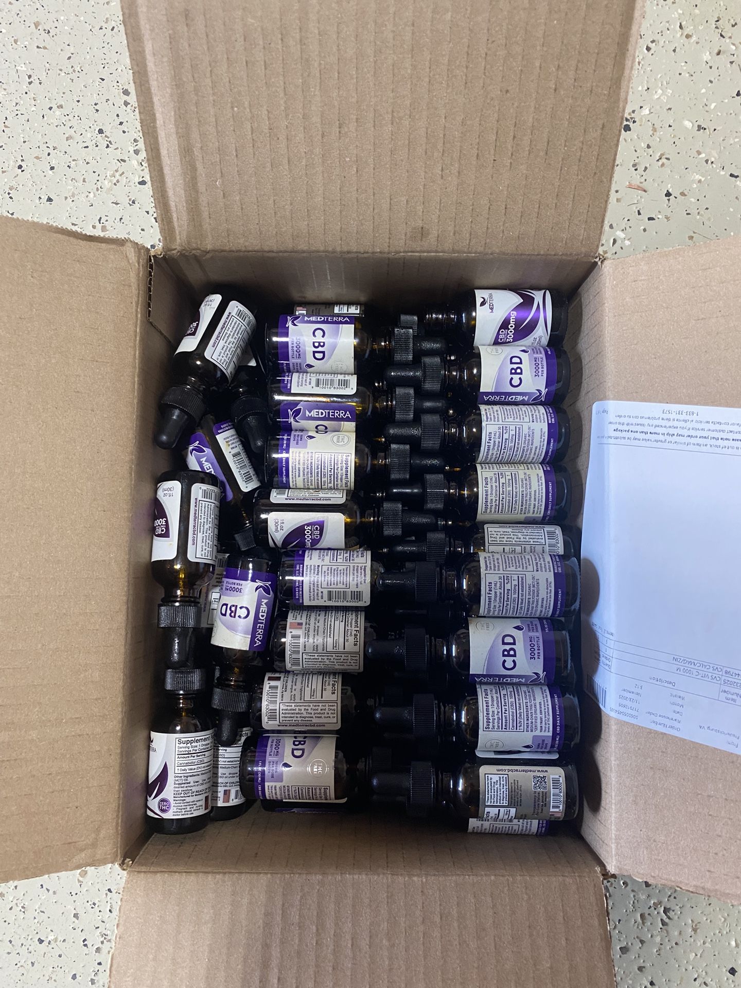 Empty Glass Bottles W/ Dropper