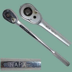 Vintage NAPA NH 45 3/4" Drive Reversible Ratchet 19.5" USA Made Excellent