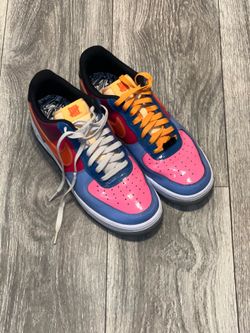 Nike Air Force 1 Low SP Undefeated Multi-Patent Total Orange sneakers,