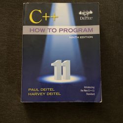 C++ How To Program 9th Edition