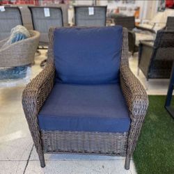 Hampton Bay Cambridge Brown Wicker Outdoor Patio Lounge