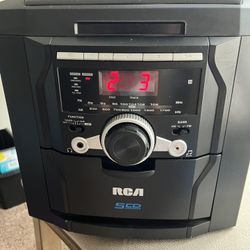 RCA RS22162 Stereo 5 CD Changer AM/FM-Unit Only, No Remote Or Speakers  TESTED