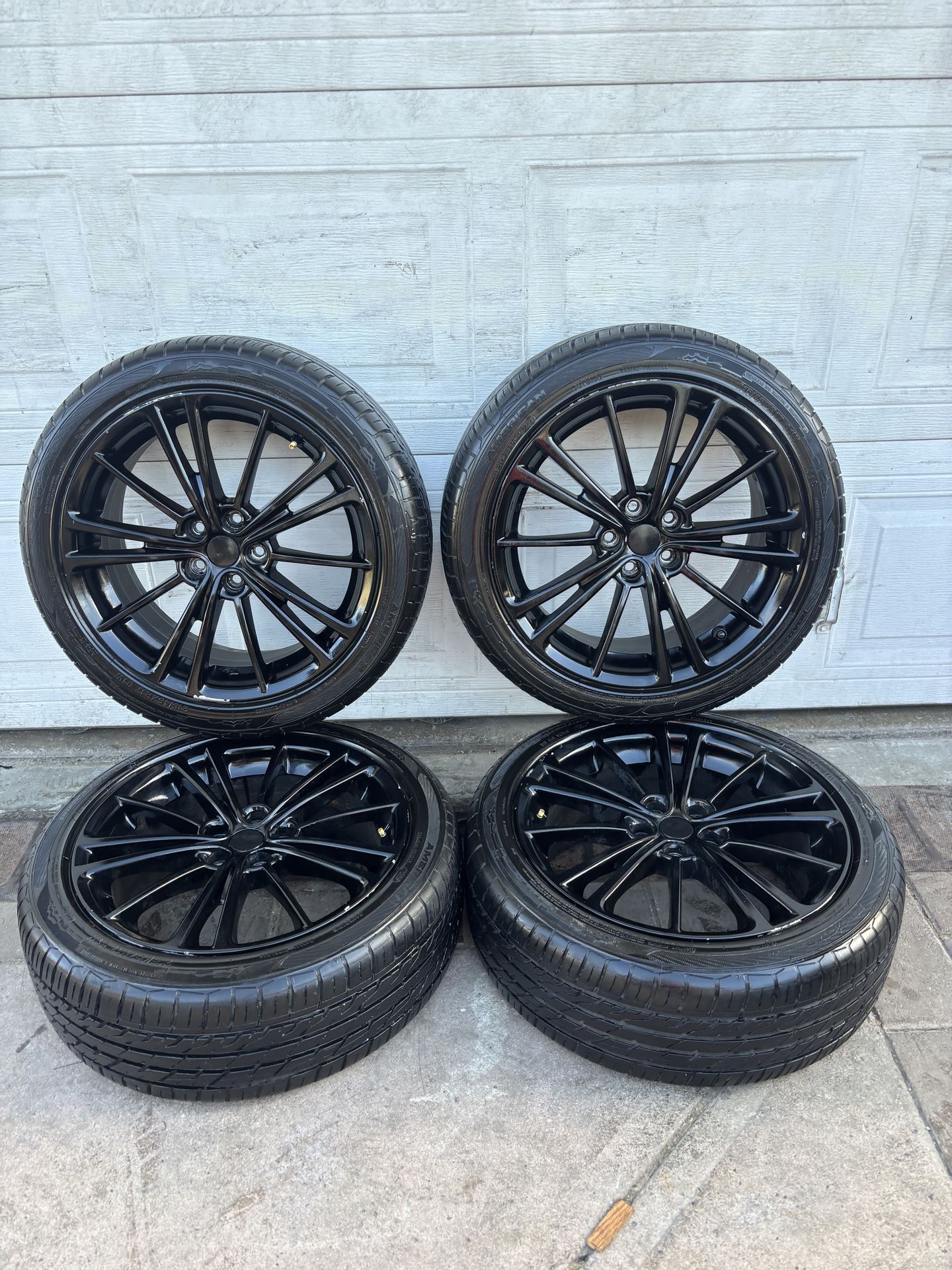 17 inch Toyota Corolla and Prius Wheels with Semi New Tires for Sale in ...