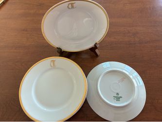 Hutschenreuther Gelb Bone China plates