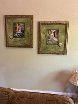 George's Tardieu paintings (Pair)