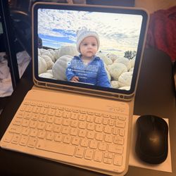 iPad 10th Gen With Keyboard And mouse 