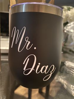 Personalized wine tumbler