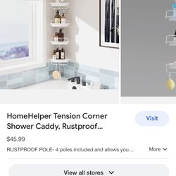 Home helper Shower Caddy 4 Tiers