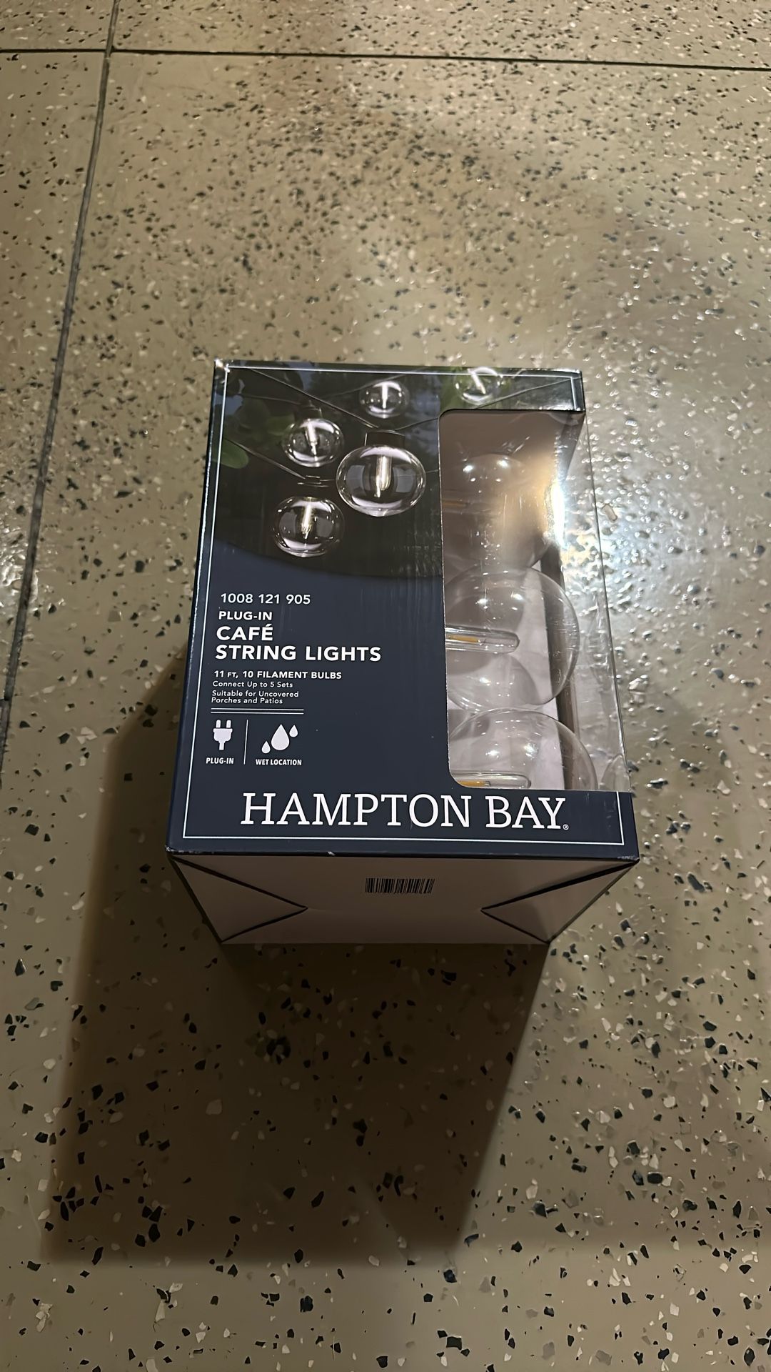 Hampton Bay ~ cafe string lights ~ 4 Sets