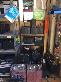 Car batteries