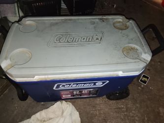 Coleman 62QT Rolling Cooler – $80 FIRM – Ready to Use