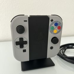 Nintendo Switch Joy Con White SNES SFC Extremerate Mod
