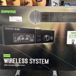 Shure SLDX24/B58 Wireless Mic Set - New