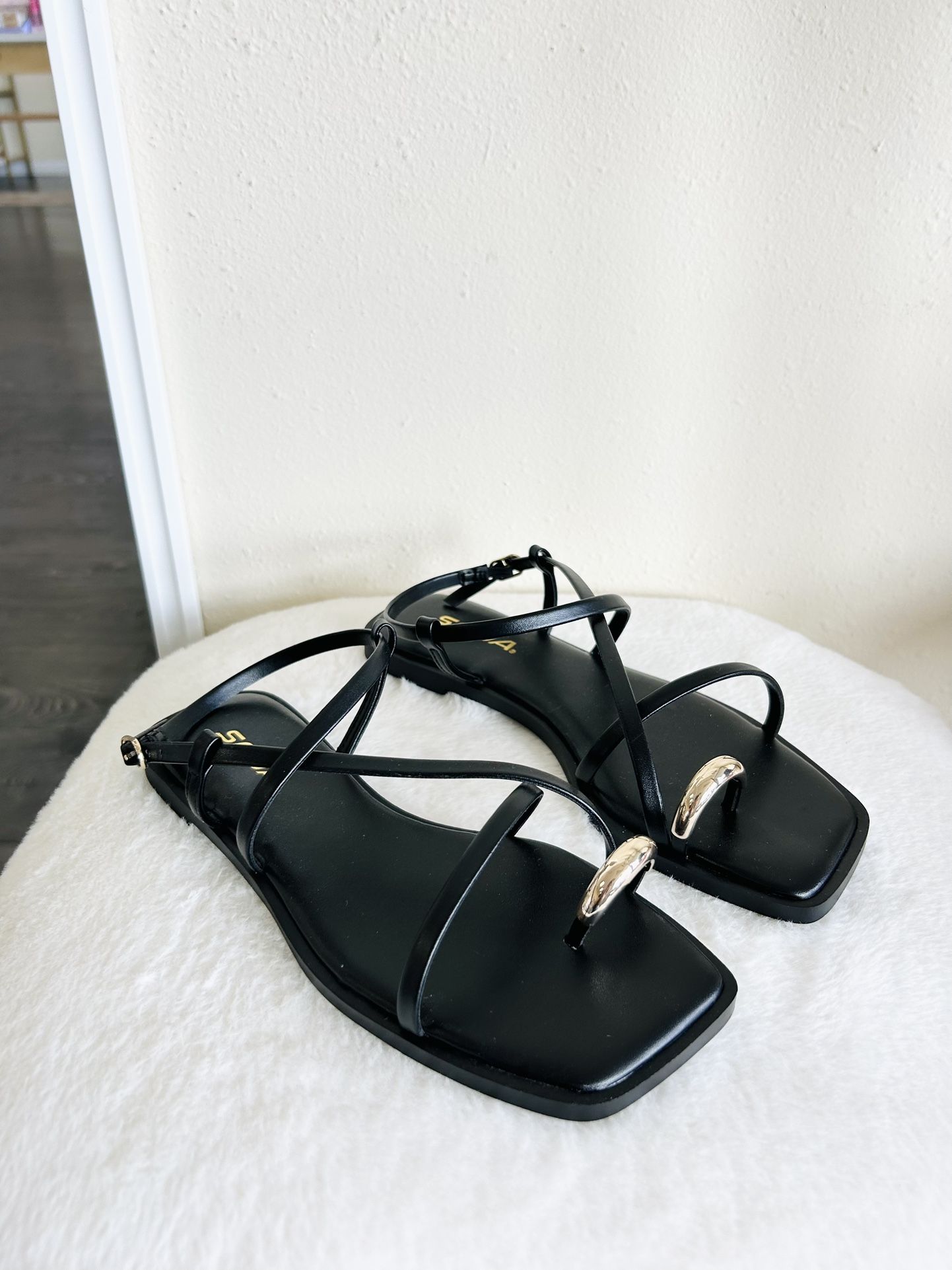 Black sandals