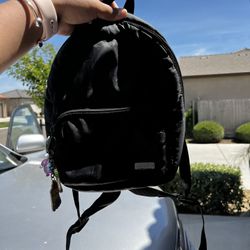 Black Mini Backpack (PINK)