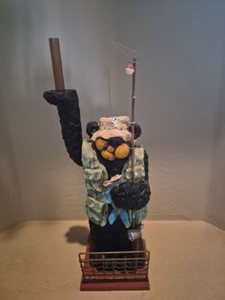 Toilet paper bear holder