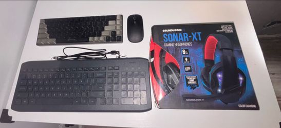 Keyboard/mouse/heaphones bundle