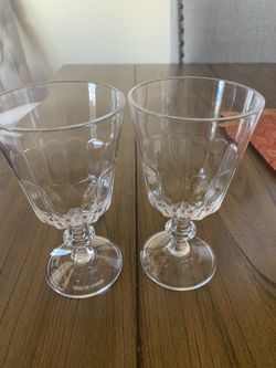 Acrylic goblet set of 8 /16 oz