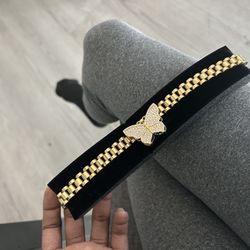 ROLEX LIKE CHOKER WITH PENDANT 