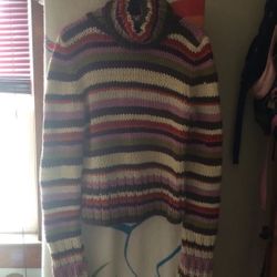 Beautiful Hand Knitted Turtle Neck Sweater