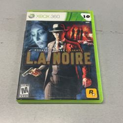 LA Noire Xbox 360 Game