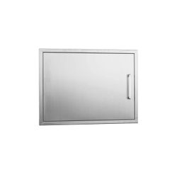 New BBQ Access Door Stainless Steel,Overall-Size:23" W 17" H Horizontal Single Door Reversible Open Left or Right, Flush Mount for Outdoor Kitchen(D81