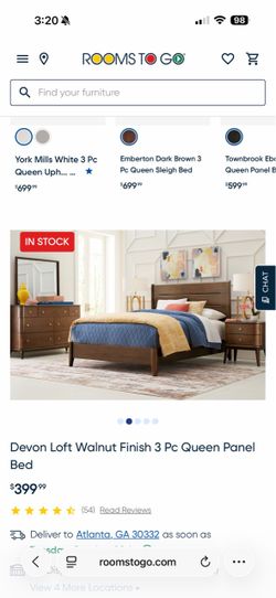 Bed frame and mattress