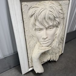 Bill Mack Bonded Sand Art sculpture signed Pick Up In Orting Vintage Antiques