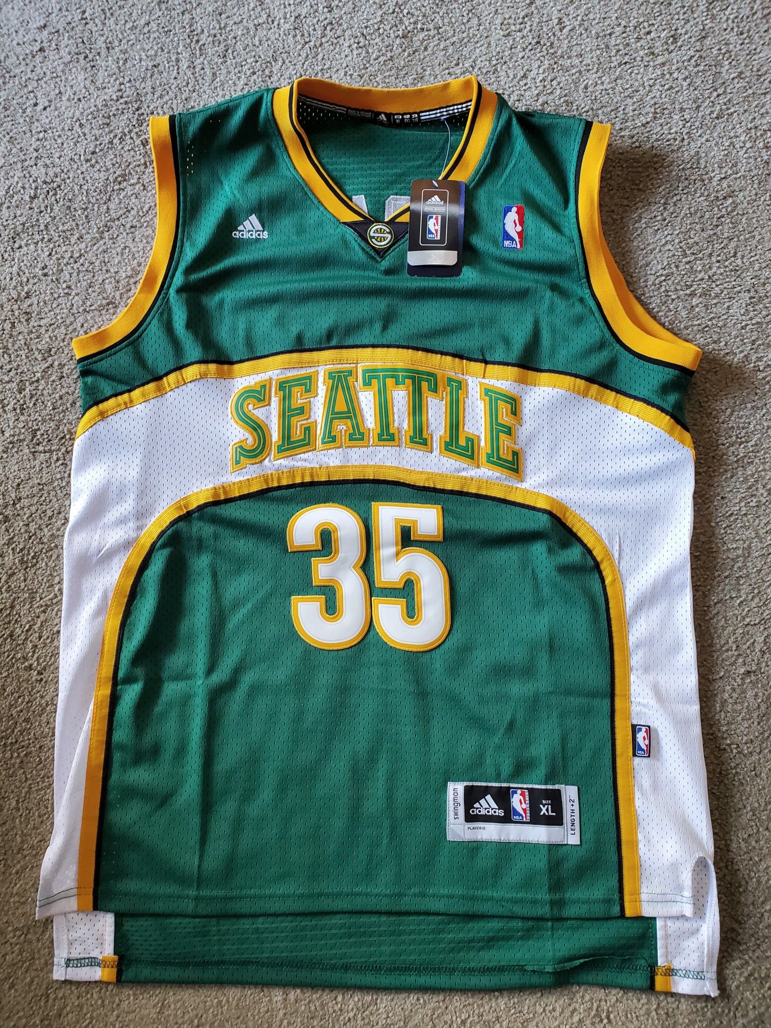 Seattle SuperSonics Kevin Durant #35 Jersey XL