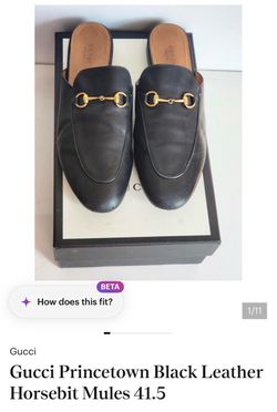 WOMEN’S GUCCI PRINCETON HORSEBIT MULES